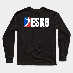 Esk8 NBA electric skateboard design Long Sleeve T-Shirt